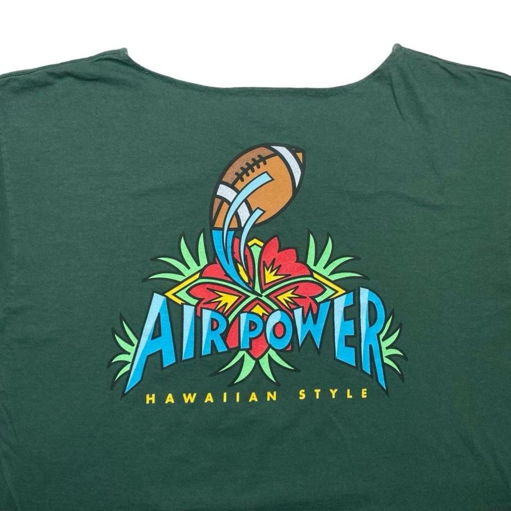 Vintage Hawaiian Airlines x Hilo Hattie x Na Koa Football Club Air Power shirt‎